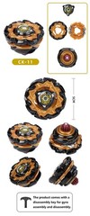 Burst Beyblade CX-11 Emperor Might Deck Black Orange Spinning Top Gyro Toy Gift