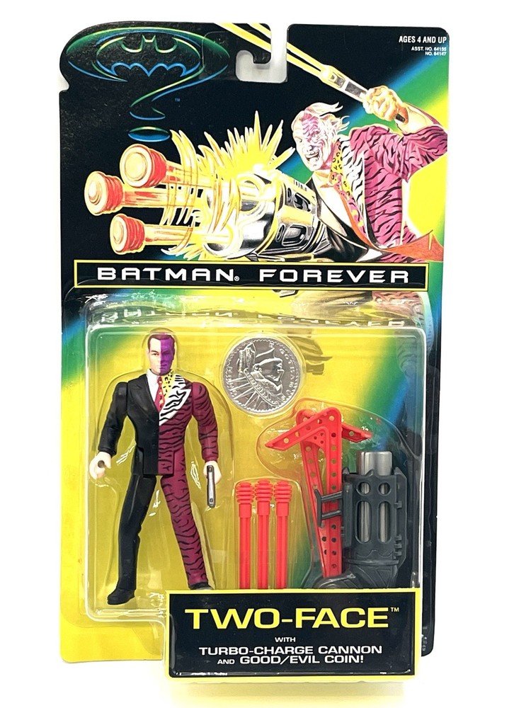 Kenner 1995 DC Batman Forever Two-Face Action Figure Carded 5”