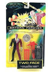 Kenner 1995 DC Batman Forever Two-Face Action Figure Carded 5”