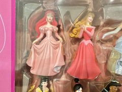 DISNEY Princess Figurines 8-Piece Set Disney Store Exclusive Complete (Box Wear)