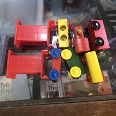 Lot Of About 70 Track Pieces And 20 Additional Train Accessories Parts Used