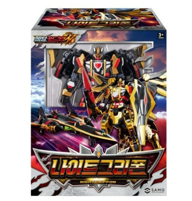 Metal Cardbot W Season 3 Night Griffon Transforming Robot Figure