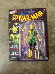 FREE SHIPPING Spider-Man Marvel Legends Electro (Francine Frye) 6-Inch AF HASBRO