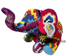 Large 16″ Cepia Pop Art Soft Plush Elephant Mammoth Cornelius or Mammoth Wham