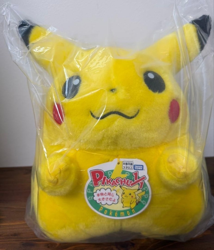 Pokemon 30th Anniversary Welcome Back! Pikachu Plush 1/1 Size h 15.7 in