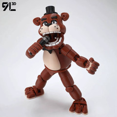 9L3D Printed FNAF Freddy Fazbear’s Pizza Movable Toys Action Figures Motion