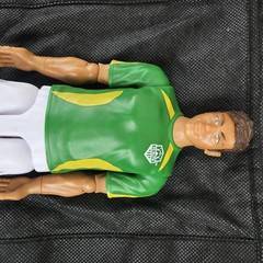 Mattel Neymar Jr Soccer Action Figure Brazil Green Jersey DYK23 Toy Collectible
