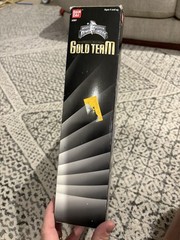 Mighty Morphin Power Rangers 8″ Gold Team Green White Ranger Tommy Bandai SEALED