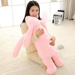90cm 120cm Giant Bunny Plush Toy Soft Big Ear Rabbit Stuffed Animal Doll