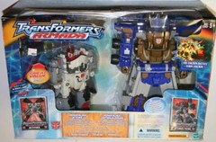 Transformers Armada Powerlinx Optimus Prime and Jetfire giftset K mart special