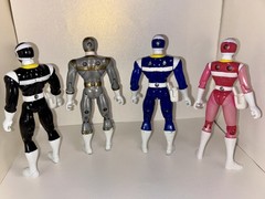 1997 Power Rangers In Space Set of 4 Figures 5”Bandai 97