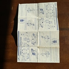 Vintage GI Joe Cobra ARAH Large Set Of Original Blueprints Canadian Released