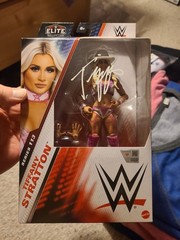 WWE Elite AUTOGRAPH SIGNED Tiffany Stratton Figure Series 113 Fanatics COA Case