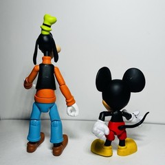 Disney Store Toybox Goofy & Mickey Mouse Articulated Action Figure Loose No Box