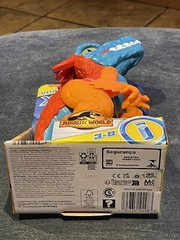 Imaginext Jurassic World Dominion Dinosaur Toy Pyroraptor XL Poseable 10-Inch Fi
