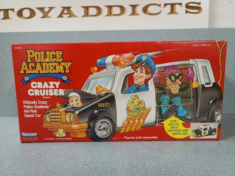 1989 Police Academy CRAZY CRUISER Police Squad Car Vehicle Vintage Kenner Sealed