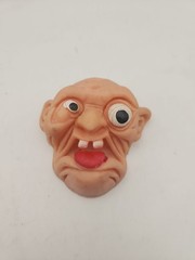 Vintage 1980s Tobar Flexiface Gross Out Ugly Finger Hand Puppet