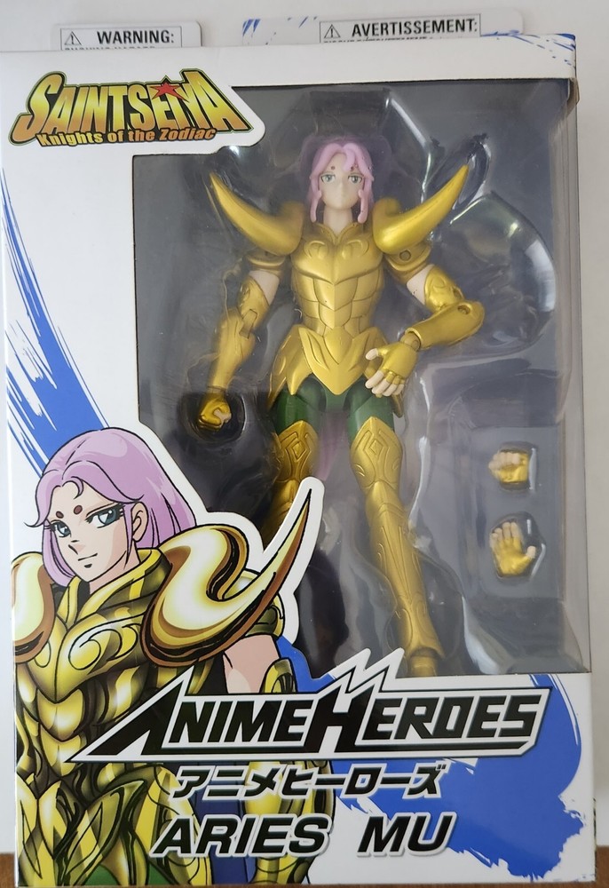 Saint Seiya: Knights of the Zodiac Aries Mu Anime Heroes 6.5″ Action Figure New