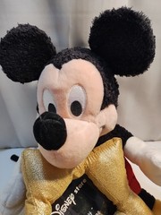 Disney Store Mickey Mouse Plush Holding Gold Star Photo Frame Picture Memories