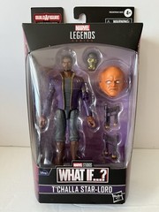 Lot Of 2 Marvel Legends What If ? T’Challa, Nebula 6″ Action Figure Watcher BAF
