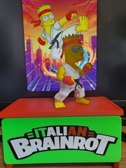 Bart x Ryu – Street Fighter Fusion | Limited Designer Collectible Figure
