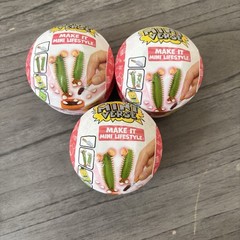 MGA Miniverse Series 1 Make It Mini Lifestyle Set of 3 Sealed Collectible Balls