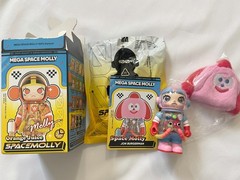 New Pop Mart Mega Space Molly Jon Burgerman Series 4 100% Action Figure Opened