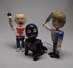 2004 NECA Figure LOT Pulp Fiction The Cast JULES Vincent THE GIMP Mia BUTCH Zed