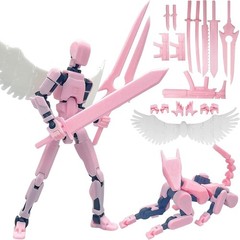 T13 3D Action Figures Set Titan 13 Action Figure Dummy 3D Printed Robo Multi-…