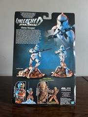 Hasbro Star Wars Unleashed Clone Trooper (Red) Action Figure Statue 2003