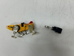 2 Vtg 1981 Y&K Japan Voltron Lions Yellow Blue Lion Diecast Toy GB-36 AsIs Parts