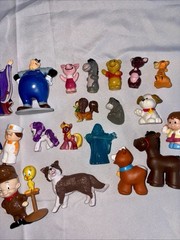 Vintage Figurines Lot Of 30 Mixed Toys My Little Pony Disney 80’s 90’s 2000s