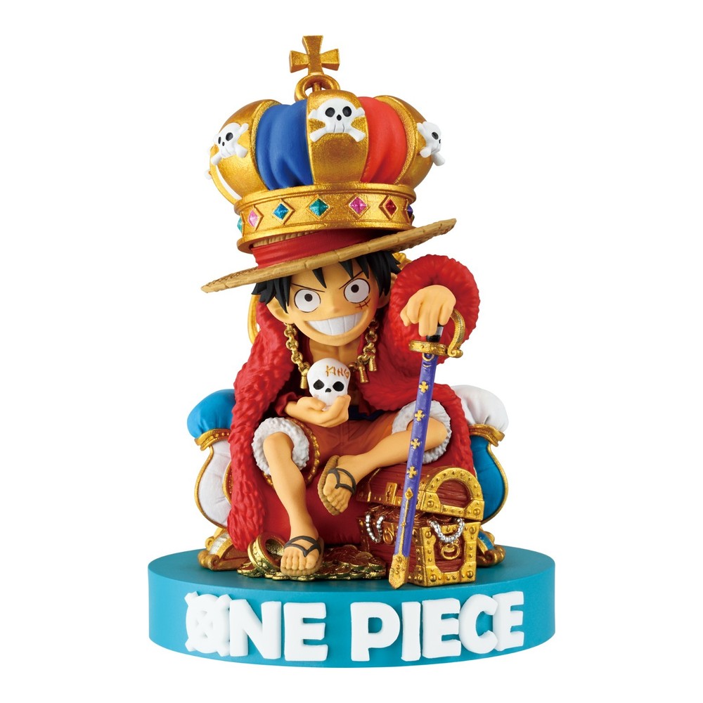 ONE PIECE World Collectible Figure Luffy King Base Shop Limited Japan New