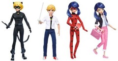 MIRACULOUS Fashion Doll Action Figures 25cm Bandai – Ladybug, Cat Noire, Quee…