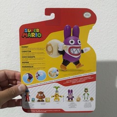 Rare Super Mario World Nabbit with Bag 4″ Inch Action Figure Jakks Pacific
