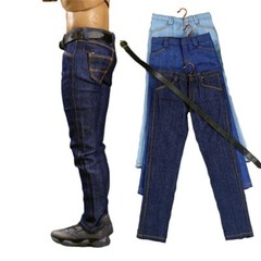 1/6 Scale Soldier Classic Jeans & Belt Model For 12” Male Action Figure Body