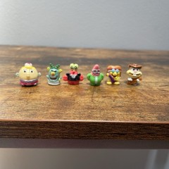 Spongebob Squinkies Patrick Squidward Plankton Pearl Krabs Sandy Cheek lot Of 6
