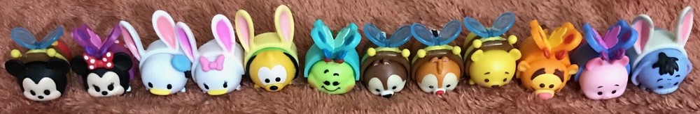 Disney Tsum Easter Full set of 12 Medium Vinyl Figure Jakks Pacific