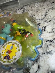 Rare 2003 Little Robots Playmates Figure Tiny and Messy Cartoon Network NIB Read