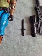 GI Joe 1992 Recalled Roadblock 100% Complete Lot Damaged Rotor Launcher Works