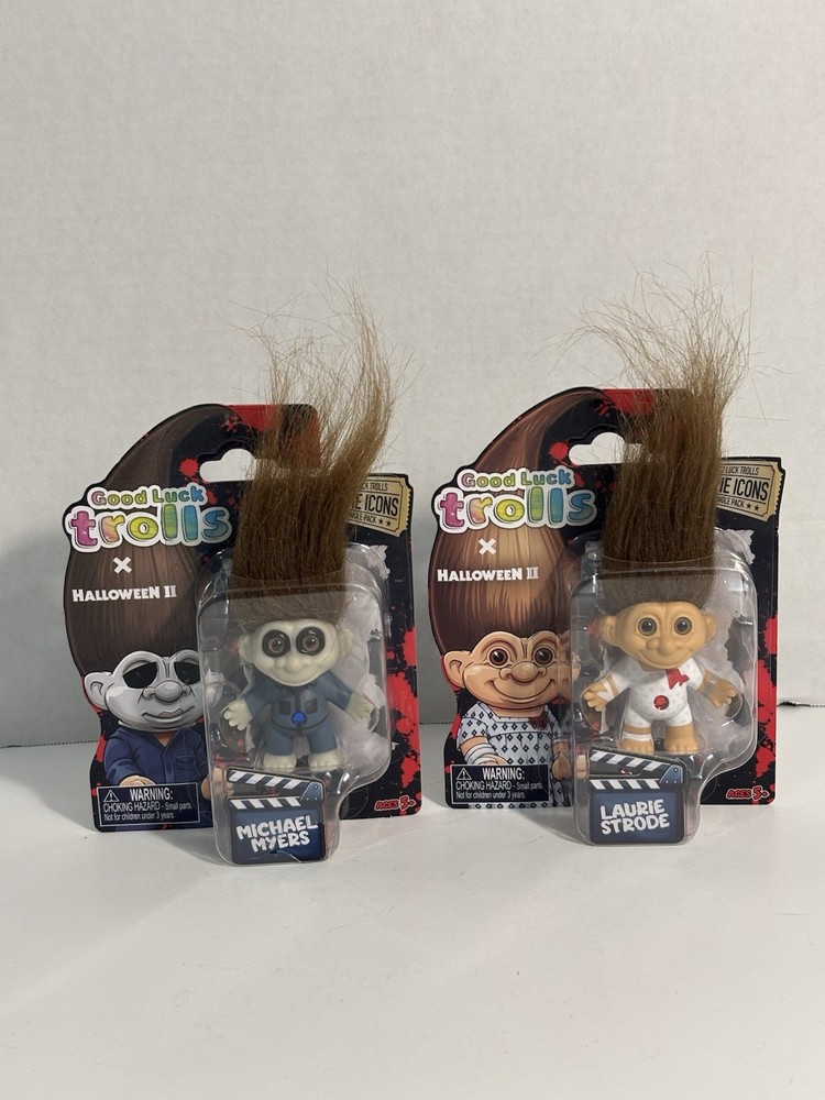 Good Luck Trolls Movie Icons Edition MICHAEL MYERS & LAURIE STRODE Set of 2 NEW