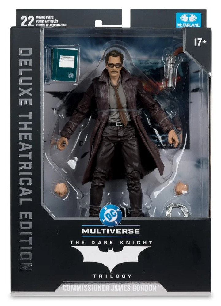 INSTOCK McFarlane Dark Knight COMMISSIONER JAMES GORDON DC Multiverse Theatrical