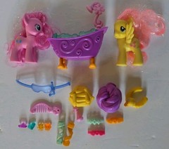 My Little Pony FiM Pinkie Pie and Fluttershy Crystal Empire Bath Set
