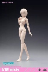 US 86TOYS 1/12 T86-ST Flexible 6″ Female Joint Action Figure Doll Body With Head