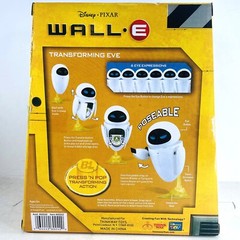 Disney Pixar Wall-E Thinkway Toys Transforming Eve Robot Figure – Open Box