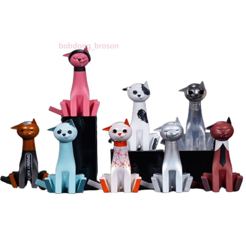 UNDERVERSE UV POPBOT Presents Ashley Wood KITTY IN A CAN Single Blind Box H10CM