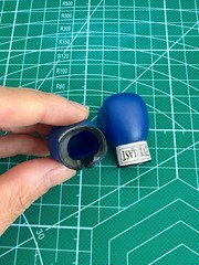 1/6 scale Blue Boxing Gloves HOLLOW for 12″ Action Figure Doll Accessory