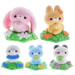 Blind Box Gacha Sukutto Tacchisan Fairy Garden Bunny Seal Bear Random Figure