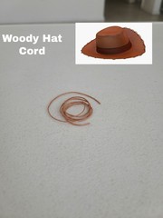 Custom Movie Accurate Toy Story Woody Doll Hat Thread Stitch