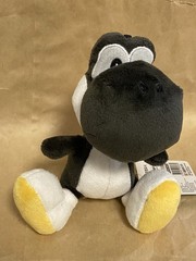KPS Sanei Mario Yoshi’s Island DS 5” Black Yoshi Plush Toy Nintendo 2009